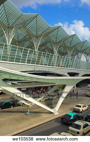 Oriente railway station by Santiagio Calatrava, Gare do Oriente at parque das naçoes, site expo 98, Lisbon, Portugal, Europe View Large Photo Image Stock Photo - Oriente railway station by Santiagio Calatrava, Gare do Oriente at parque das naçoes, site expo 98, Lisbon, Portugal, Europe. Fotosearch