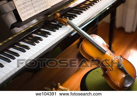 piano, violin and score View Large Photo Image Stock Image - piano, violin and score. Fotosearch
