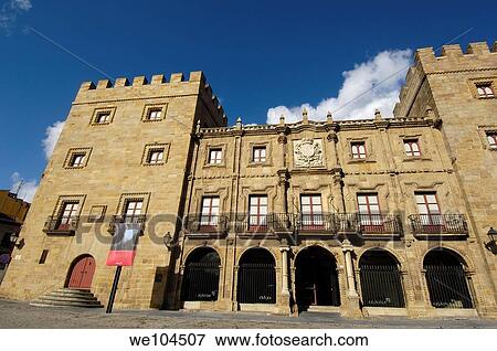 Stock Photo - Revillagigedo Palace built early 18th century, now International Centre of Contemporary Art Gijón Asturias, Spain. Fotosearch