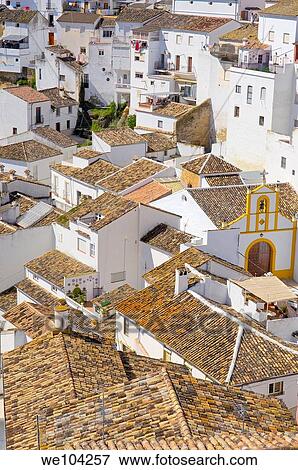 Setenil de las Bodegas, ´Pueblos Blancos´ (white towns), Cadiz province, Andalusia, Spain View Large Photo Image Stock Photo - Setenil de las Bodegas, ´Pueblos Blancos´ (white towns), Cadiz province, Andalusia, Spain. Fotosearch