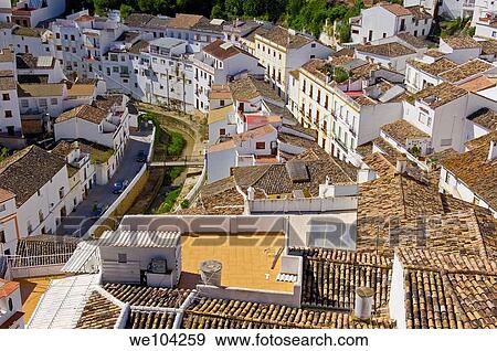 Setenil de las Bodegas, ´Pueblos Blancos´ (white towns), Cadiz province, Andalusia, Spain View Large Photo Image Stock Photo - Setenil de las Bodegas, ´Pueblos Blancos´ (white towns), Cadiz province, Andalusia, Spain. Fotosearch