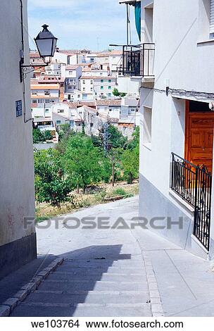 Street. Colmenar de Oreja, Madrid province, Spain. View Large Photo Image Picture - Street. Colmenar de Oreja, Madrid province, Spain.. Fotosearch