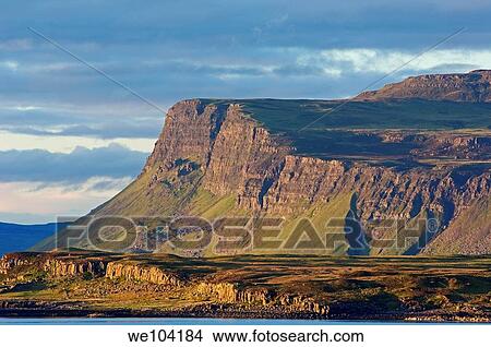 Picture - Sunset at Loch Scridian, Mull, Inner Hebrides, Argyll and Bute, Scotland, United Kingdom, Europe. Fotosearch