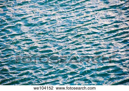Stock Image - Surface of sea water. Fotosearch