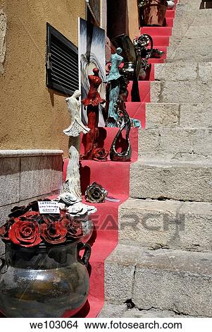 Taormina, exhibition View Large Photo Image Picture - Taormina, exhibition. Fotosearch