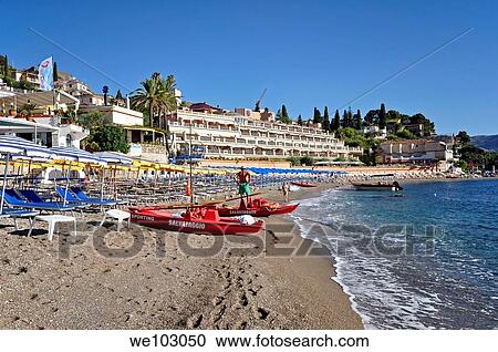 Taormina, Mazzarò View Large Photo Image Stock Image - Taormina, Mazzarò. Fotosearch