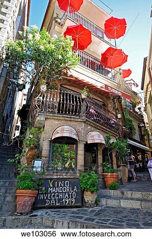 TAORMINA TURRISI RESTAURANT View Large Photo Image Stock Photograph - TAORMINA TURRISI RESTAURANT. Fotosearch