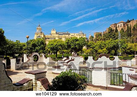 Town Hall, Malaga, Costa del Sol, Andalusia, Spain View Large Photo Image Stock Photo - Town Hall, Malaga, Costa del Sol, Andalusia, Spain. Fotosearch