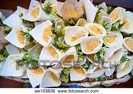 Wedding rice in pouches View Large Photo Image Stock Photo - Wedding rice in pouches. Fotosearch