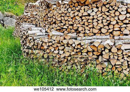 A stack of logs, Sweden View Large Photo Image Stock Image - A stack of logs, Sweden. Fotosearch