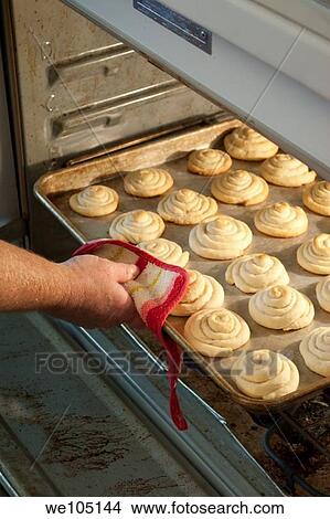 A tray of Anise Cookies coming out of the oven View Large Photo Image Picture - A tray of Anise Cookies coming out of the oven. Fotosearch