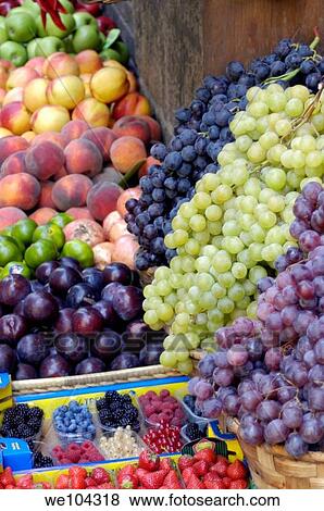 A variety of fruit on sale View Large Photo Image Stock Photo - A variety of fruit on sale. Fotosearch