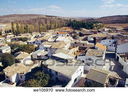 Aerial view of Uclés Cuenca province, Castilla La Mancha, Spain View Large Photo Image Stock Image - Aerial view of Uclés Cuenca province, Castilla La Mancha, Spain. Fotosearch
