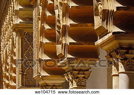 Architectural detail at Patio de las Doncellas, Reales Alcazares, Seville, Andalusia, Spain View Large Photo Image Stock Photography - Architectural detail at Patio de las Doncellas, Reales Alcazares, Seville, Andalusia, Spain. Fotosearch
