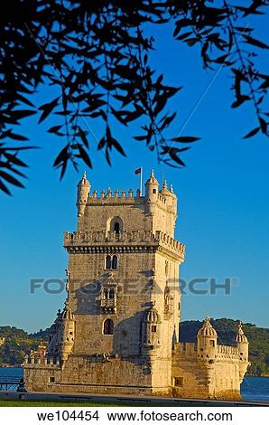Belem Tower (Torre de Belém) built by Francisco de Arruda, Lisbon, Portugal View Large Photo Image Picture - Belem Tower (Torre de Belém) built by Francisco de Arruda, Lisbon, Portugal. Fotosearch