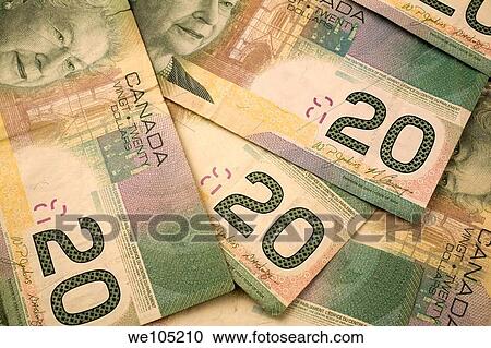 Canadian Twenty Dollar Bills, Studio Compositions View Large Photo Image Stock Image - Canadian Twenty Dollar Bills, Studio Compositions. Fotosearch