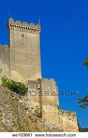 Castle, Beaucaire, Gard, Languedoc-Roussillon, France View Large Photo Image Stock Image - Castle, Beaucaire, Gard, Languedoc-Roussillon, France. Fotosearch