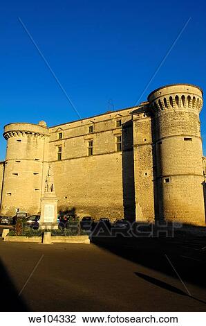 Castle, Gordes, Vaucluse, Provence-Alpes-Côte d´Azur, France View Large Photo Image Stock Image - Castle, Gordes, Vaucluse, Provence-Alpes-Côte d´Azur, France. Fotosearch