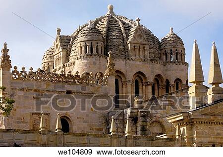Stock Photo - Cathedral, Zamora, Castilla-Leon, Spain. Fotosearch