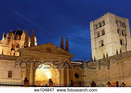 Cathedral, Zamora, Castilla-Leon, Spain View Large Photo Image Stock Photo - Cathedral, Zamora, Castilla-Leon, Spain. Fotosearch