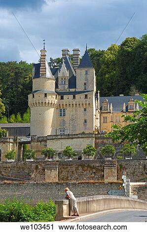 Stock Image - Chateau d´Usse, Rigny-Usse, Indre-et-Loire, Loire valley, France. Fotosearch