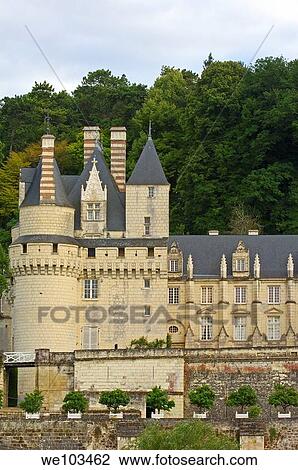 Chateau d´Usse, Rigny-Usse, Indre-et-Loire, Loire valley, France View Large Photo Image Stock Image - Chateau d´Usse, Rigny-Usse, Indre-et-Loire, Loire valley, France. Fotosearch