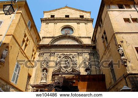 Church in old town, Aix-en-Provence, Bouches-du-Rhône, Provence-Alpes-Côte d´Azur, France View Large Photo Image Stock Photograph - Church in old town, Aix-en-Provence, Bouches-du-Rhône, Provence-Alpes-Côte d´Azur, France. Fotosearch