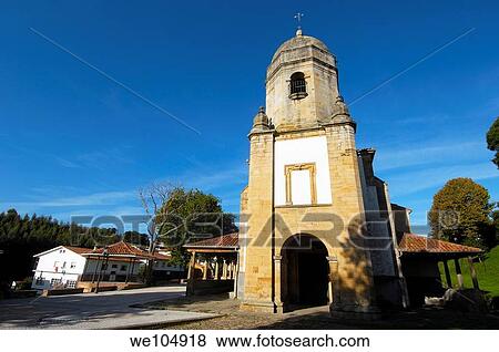 Church of Santa Maria de Sabada, Lastres, Colunga, Asturias, Spain View Large Photo Image Stock Photo - Church of Santa Maria de Sabada, Lastres, Colunga, Asturias, Spain. Fotosearch
