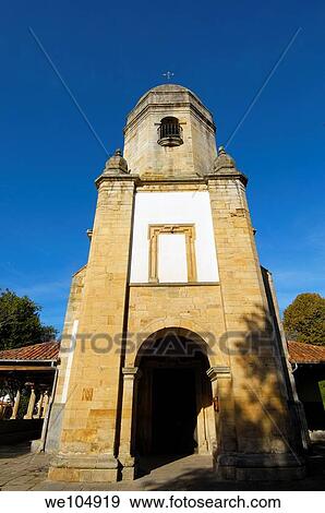 Church of Santa Maria de Sabada, Lastres, Colunga, Asturias, Spain View Large Photo Image Stock Photo - Church of Santa Maria de Sabada, Lastres, Colunga, Asturias, Spain. Fotosearch