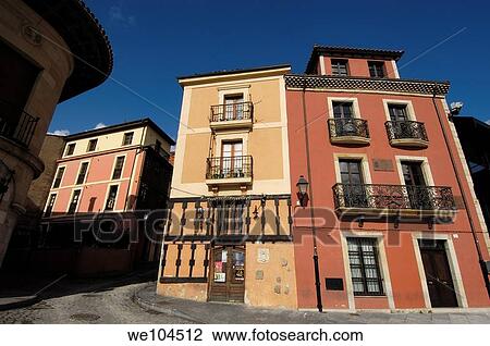 Stock Image - Cimadevilla district, Gijon, Asturias, Spain. Fotosearch
