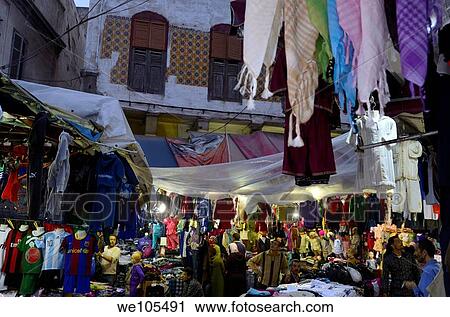 Crowded labyrinth and clothing shopkeepers in the old Medina of Casablanca, Morocco View Large Photo Image Stock Image - Crowded labyrinth and clothing shopkeepers in the old Medina of Casablanca, Morocco. Fotosearch