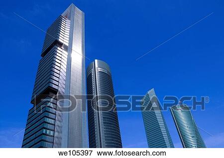 Cuatro Torres Business Area, Comunidad de Madrid, Spain, Europe View Large Photo Image Stock Photo - Cuatro Torres Business Area, Comunidad de Madrid, Spain, Europe. Fotosearch