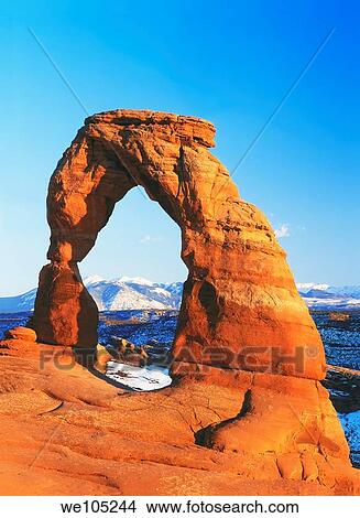 Delicate Arch in Arches National Park View Large Photo Image Picture - Delicate Arch in Arches National Park. Fotosearch
