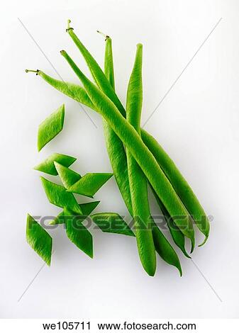 Stock Image - Fresh fine beans. Fotosearch
