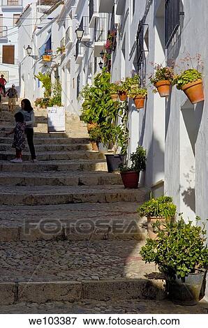 Frigiliana, Axarquia, Costa del Sol, Malaga province, Andalusia, Spain View Large Photo Image Stock Photo - Frigiliana, Axarquia, Costa del Sol, Malaga province, Andalusia, Spain. Fotosearch
