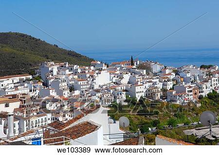 Frigiliana, Axarquia, Costa del Sol, Malaga province, Andalusia, Spain View Large Photo Image Stock Photo - Frigiliana, Axarquia, Costa del Sol, Malaga province, Andalusia, Spain. Fotosearch