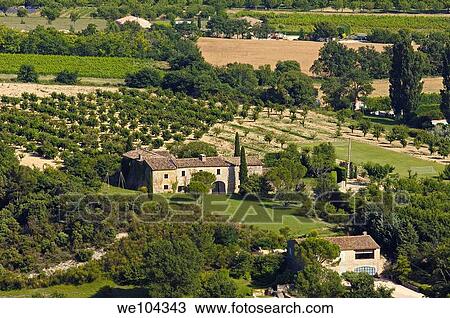 Stock Image - Gordes, Vaucluse, Provence-Alpes-Côte d´Azur, France. Fotosearch