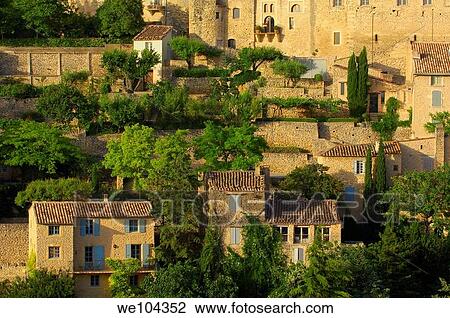 Gordes, Vaucluse, Provence-Alpes-Côte d´Azur, France View Large Photo Image Stock Image - Gordes, Vaucluse, Provence-Alpes-Côte d´Azur, France. Fotosearch