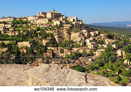 Gordes, Vaucluse, Provence-Alpes-Côte d´Azur, France View Large Photo Image Stock Photograph - Gordes, Vaucluse, Provence-Alpes-Côte d´Azur, France. Fotosearch
