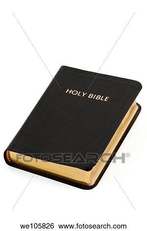 Holy Bible photographed in the studio on a white background View Large Photo Image Stock Photograph - Holy Bible photographed in the studio on a white background. Fotosearch