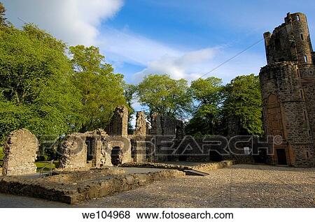Stock Photo - Huntly Castle, Aberdeenshire, Highland Region, Scotland, UK. Fotosearch