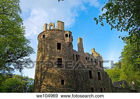 Stock Photo - Huntly Castle, Aberdeenshire, Highland Region, Scotland, UK. Fotosearch