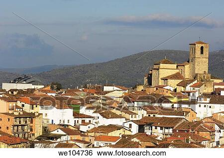 Jewish quarter and Church of Santa Maria de Aguas (16th-17th centuries), Hervas, Ambroz Valley, Caceres province, Extremadura, Spain View Large Photo Image Stock Photograph - Jewish quarter and Church of Santa Maria de Aguas (16th-17th centuries), Hervas, Ambroz Valley, Caceres province, Extremadura, Spain. Fotosearch