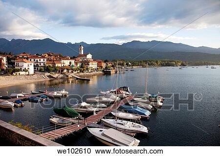 Lake Maggiore, Piedmont, Italy View Large Photo Image Stock Image - Lake Maggiore, Piedmont, Italy. Fotosearch