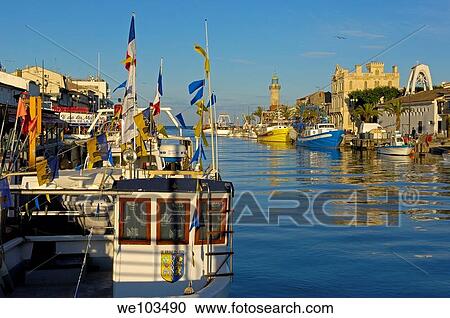 Le Grau-du-Roi, Petite Camargue, Gard, Languedoc-Roussillon, France View Large Photo Image Stock Image - Le Grau-du-Roi, Petite Camargue, Gard, Languedoc-Roussillon, France. Fotosearch