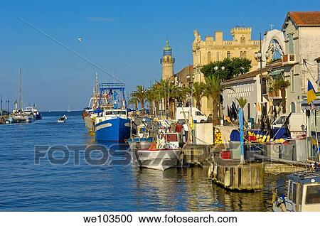 Le Grau-du-Roi, Petite Camargue, Gard, Languedoc-Roussillon, France View Large Photo Image Stock Image - Le Grau-du-Roi, Petite Camargue, Gard, Languedoc-Roussillon, France. Fotosearch