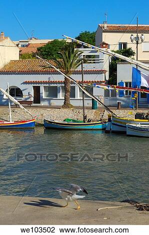 Le Grau-du-Roi, Petite Camargue, Gard, Languedoc-Roussillon, France View Large Photo Image Stock Image - Le Grau-du-Roi, Petite Camargue, Gard, Languedoc-Roussillon, France. Fotosearch
