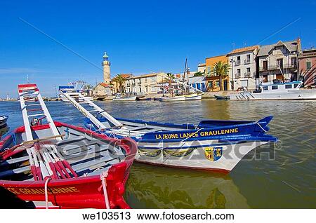 Le Grau-du-Roi, Petite Camargue, Gard, Languedoc-Roussillon, France View Large Photo Image Stock Image - Le Grau-du-Roi, Petite Camargue, Gard, Languedoc-Roussillon, France. Fotosearch