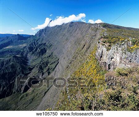 Mafate cirque and Piton le Maido, Reunion island, Indian Ocean View Large Photo Image Stock Image - Mafate cirque and Piton le Maido, Reunion island, Indian Ocean. Fotosearch