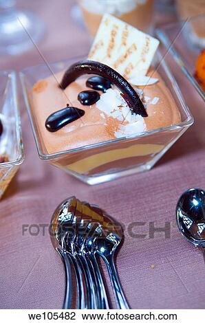 Stock Image - Mousse dessert. Fotosearch